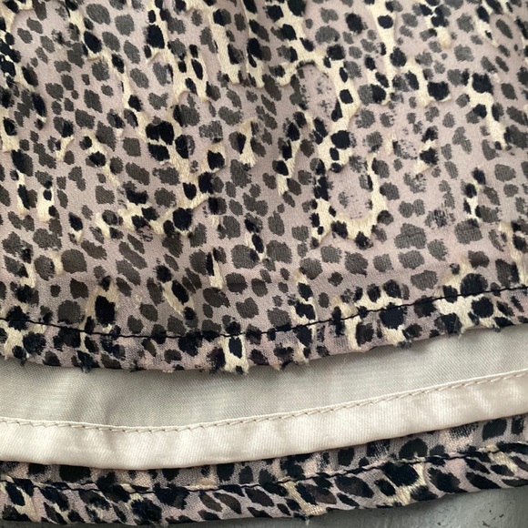 For Love & Lemons Leopard Print Sheer Silk Dress💜🖤💜 - Picture 8 of 9